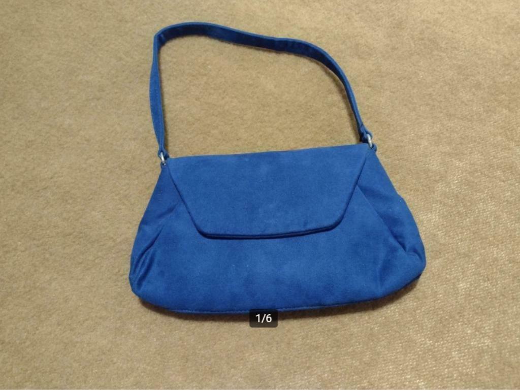 Sac à main élégant - 25 cm x 15 cm, Bijoux, Sacs & Beauté, Enlèvement, Comme neuf, Bleu
