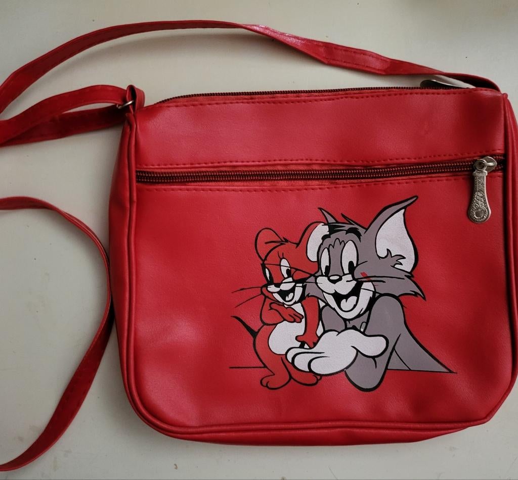 Sac à main vintage Tom et Jerry, Enlèvement ou Envoi, Comme neuf, Cuir