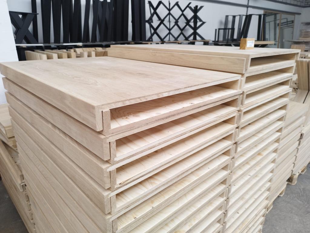 Marches de recouvrement en chêne - Simple ou double, Doe-het-zelf en Bouw, Ophalen, 100 tot 150 cm, Overige typen, Eiken