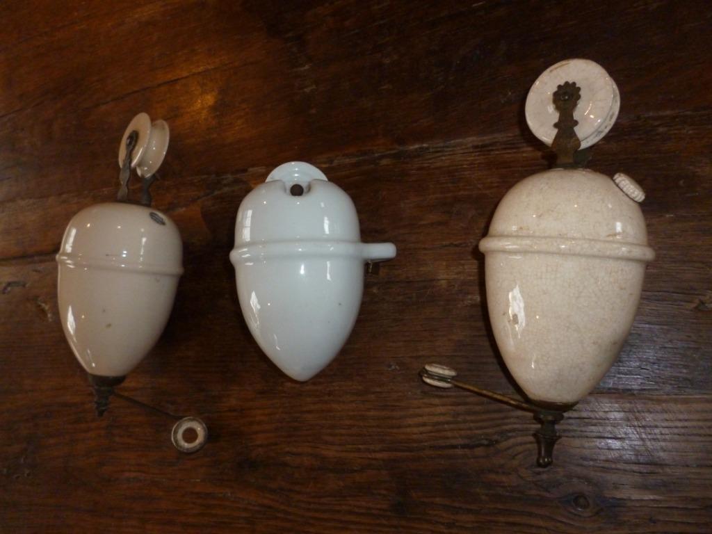 3 contrepoids poulies pour lampes anciennes contre-poids, Enlèvement