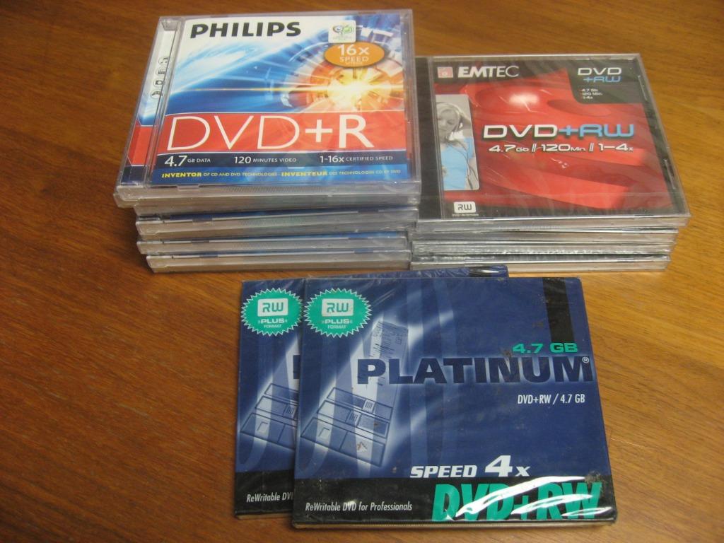 LOT DE 14 DVD+R VIERGE PLATINUM PHILIPS EMTEC, Ophalen of Verzenden, Nieuw in verpakking