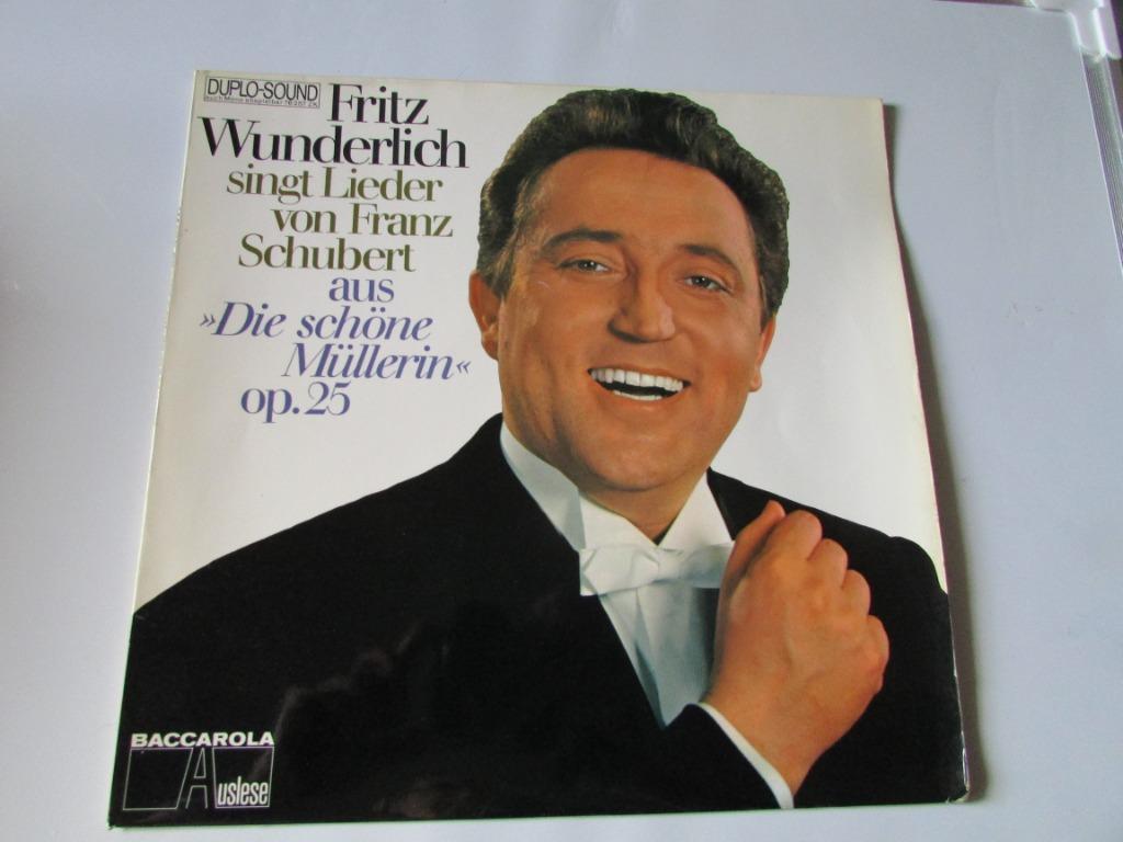 FRITZ WUNDERLICH, FRANZ SCHUBERT, AUS DIE SCHÔNE MÜLLERIN OP, Gebruikt, Opera of Operette, Ophalen of Verzenden, 12 inch