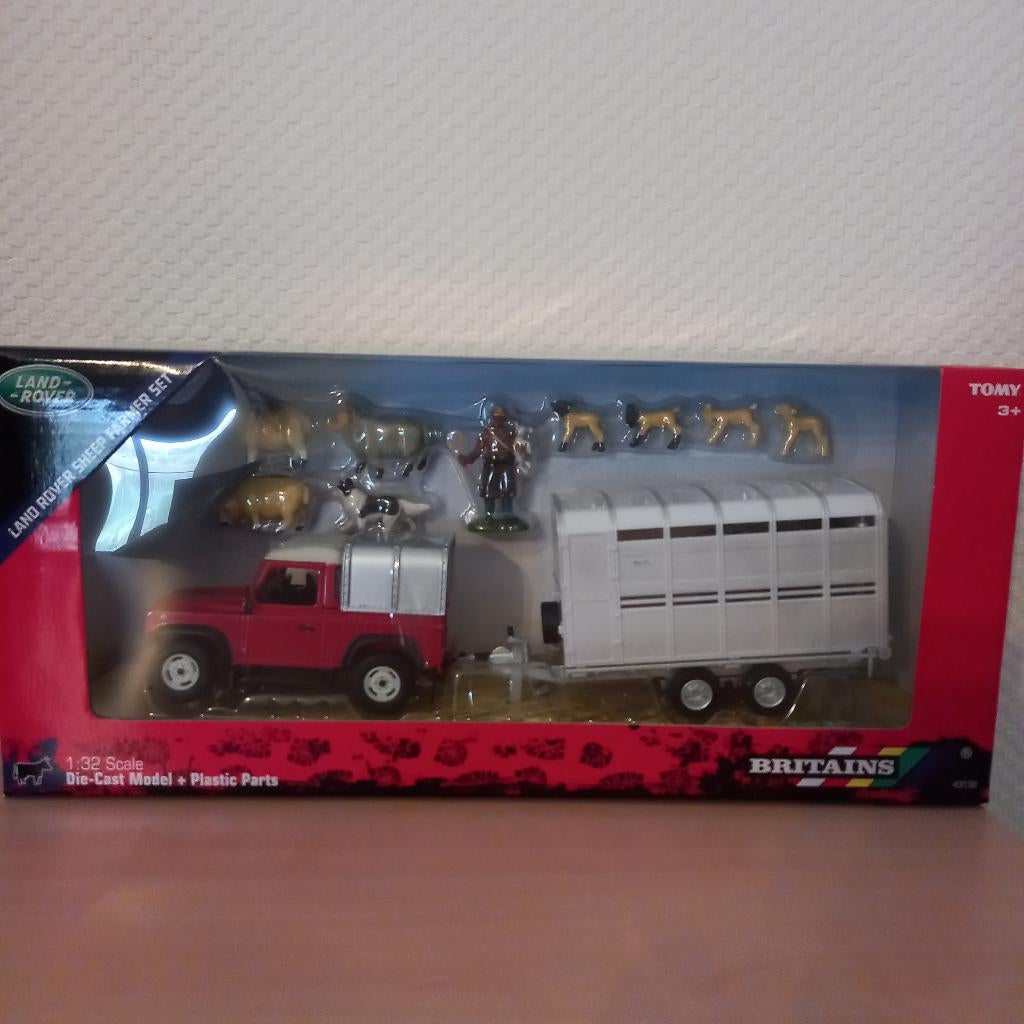 Britains Land Rover Sheep Set - échelle 1/32, Hobby & Loisirs créatifs, Voitures miniatures | 1:32, Enlèvement ou Envoi, Neuf