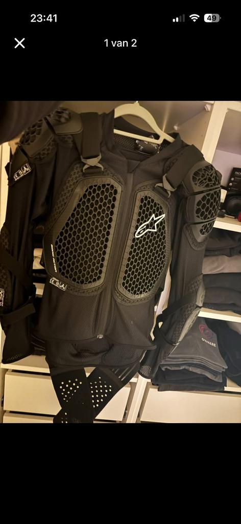 Alpinestars bionic action v2 large NOOIT GEDBRUIKT, Motoren, Kleding | Motorkleding, Ophalen of Verzenden, Nieuw zonder kaartje