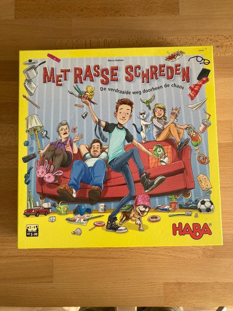 Met rasse schreden, Een of twee spelers, Verzenden, Gebruikt, HABA