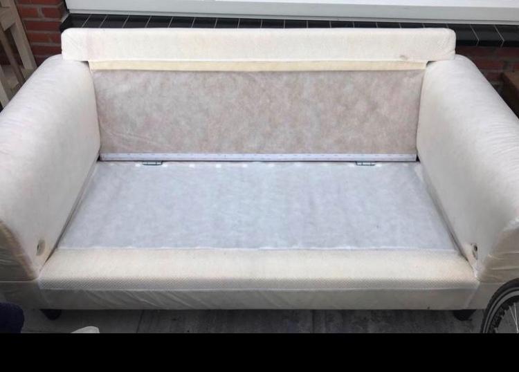 Ikea Ektorp bank romp zonder kussens, Moins de 75 cm, Enlèvement, Utilisé, Deux personnes
