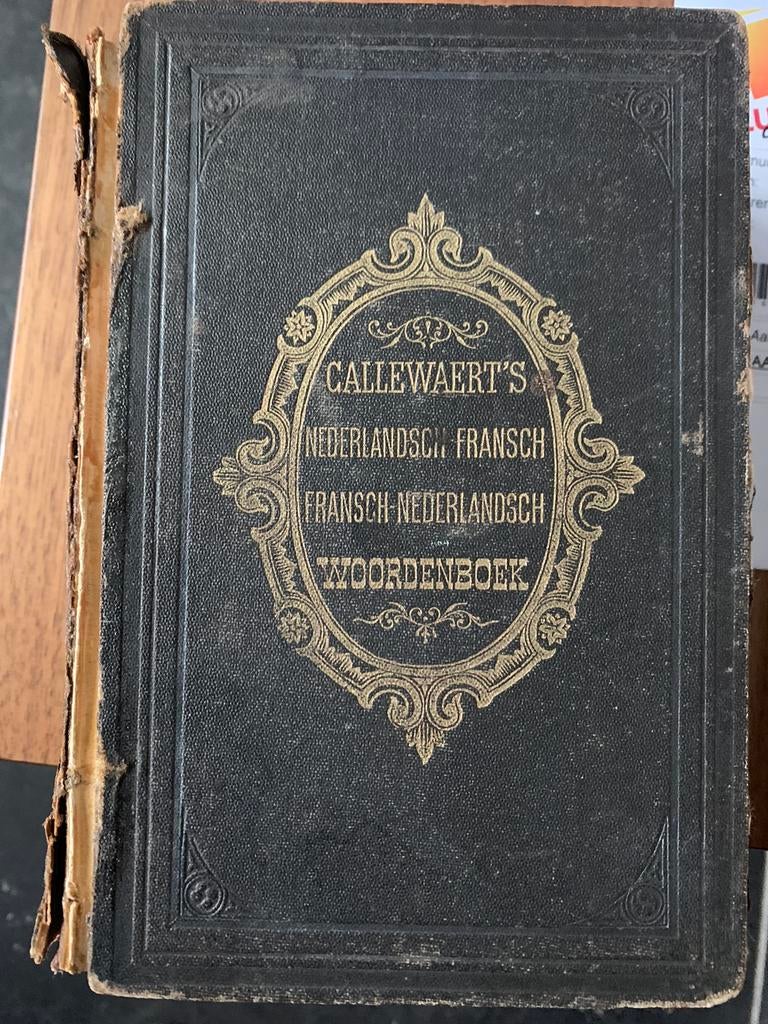 Callewaerts woordenboek, Enlèvement