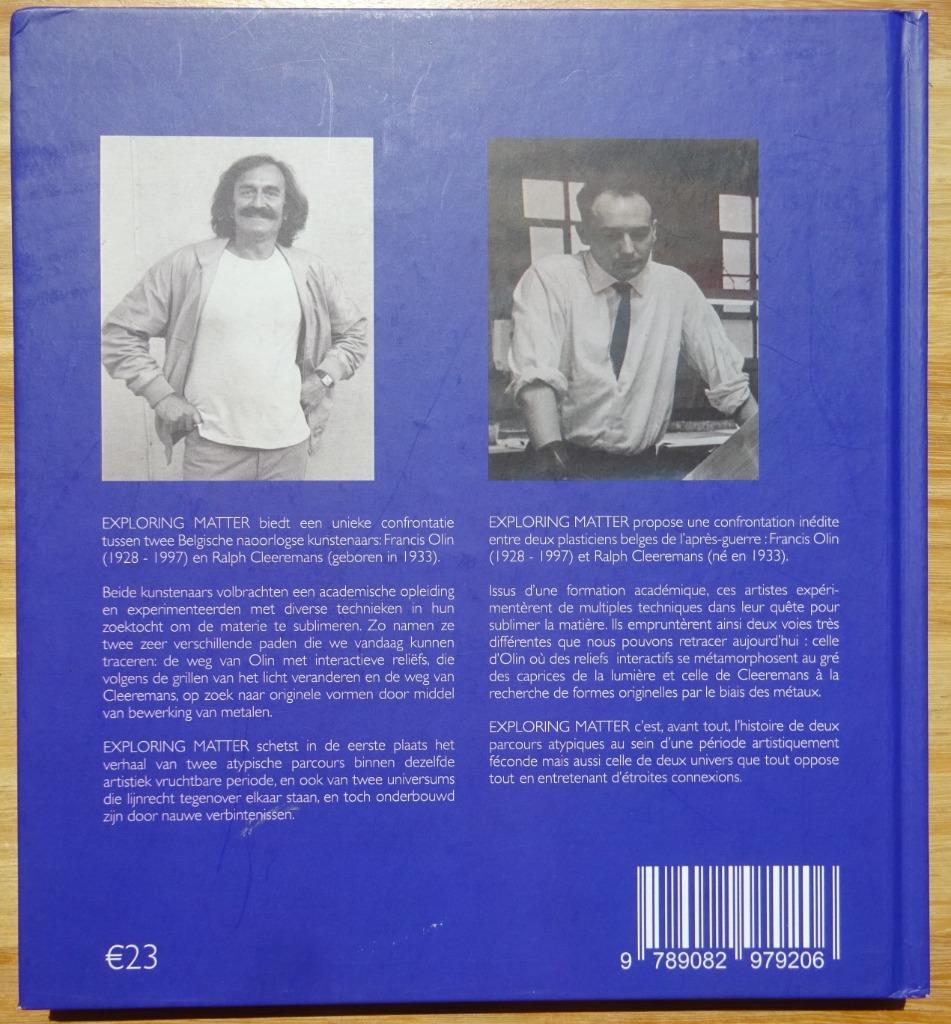 Francis Olin en Ralph Cleeremans, Exploring Matter, 2019, Ophalen of Verzenden, Zo goed als nieuw, Schilder- en Tekenkunst