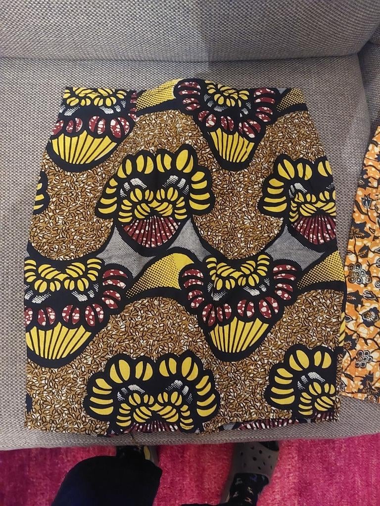 Rokje Afrikaanse stof en bermuda (Côte d´Ivoire), Kleding | Dames, Ophalen of Verzenden, Nieuw