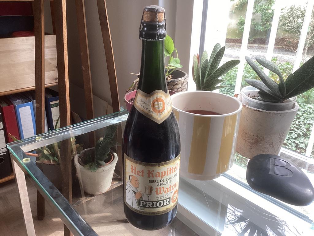 Zeer oude fles Het Kapittel. Abdijbier Watou., Ophalen of Verzenden, Zo goed als nieuw