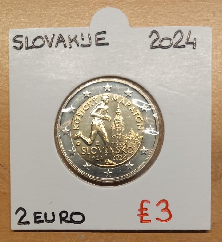 2 EURO 2024    SLOWAKIJE    MARATHON    € 3, Postzegels en Munten, Munten | Europa | Euromunten, Ophalen of Verzenden, Slowakije