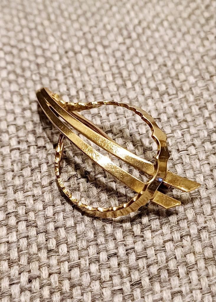 Broche en or 14 carats, Enlèvement ou Envoi, Comme neuf