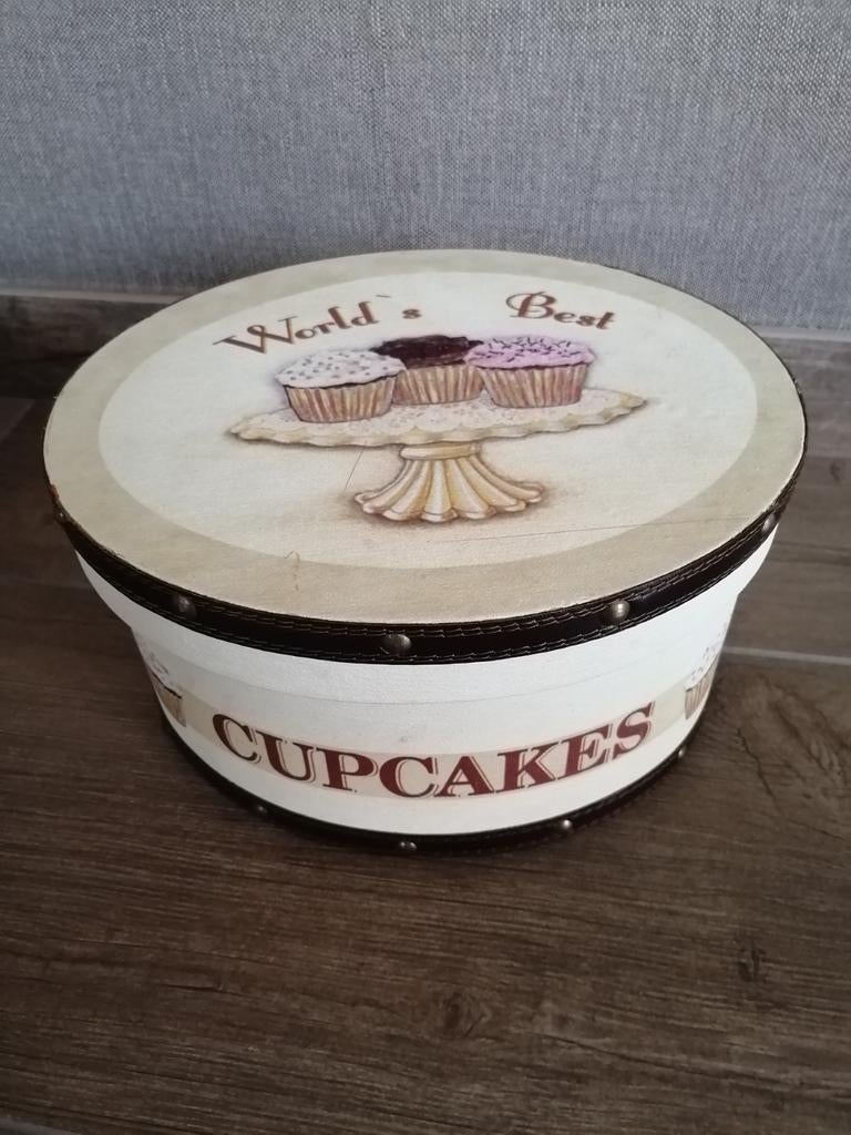 Mooie en stevige houten ovale doos opbergdoos, Ophalen of Verzenden, Zo goed als nieuw