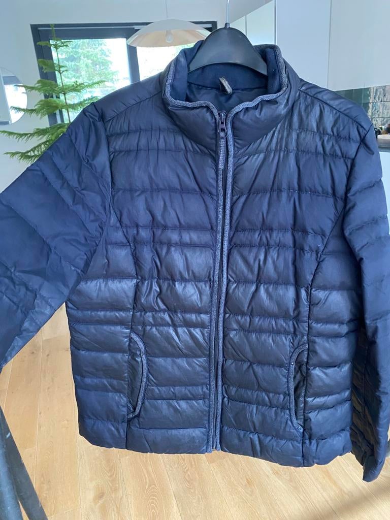 Veste bleu marine, Enlèvement, Porté, Bleu