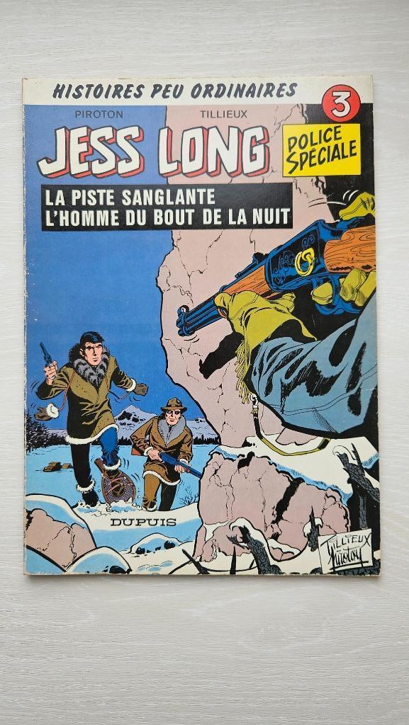 Jess Long 3 . La piste sanglante - L'homme du bout de la nui, Une BD, Utilisé, Tillieux/Piroton, Envoi