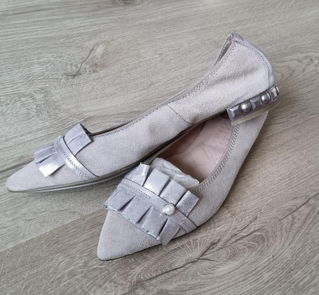 Prachtige lederen schoenen van Hispanitas maat 38, Ophalen of Verzenden, Zo goed als nieuw