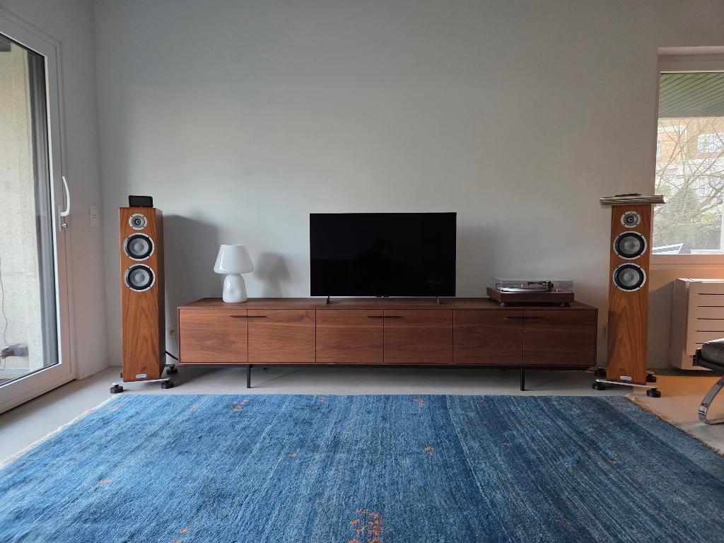 TV meubel, Ophalen, Overige materialen, Zo goed als nieuw, 200 cm of meer