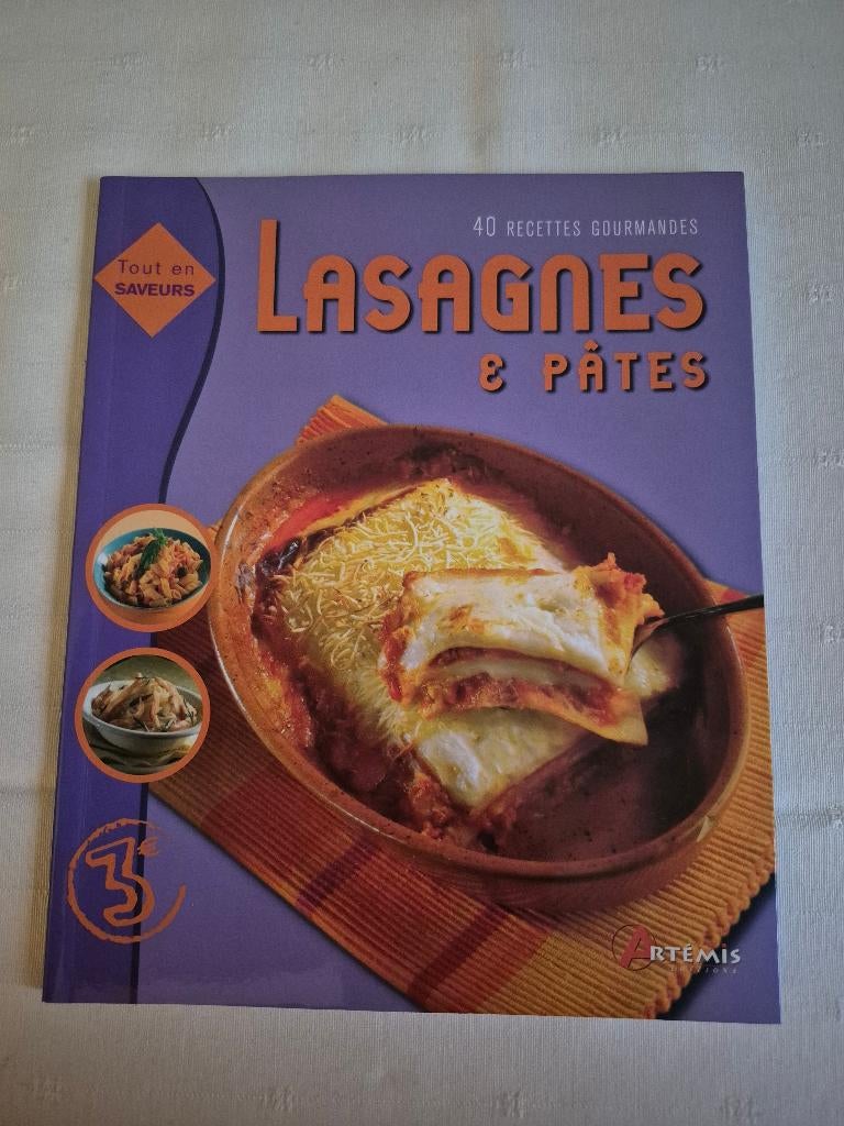 Livre de recettes lasagnes et pâtes, Ophalen