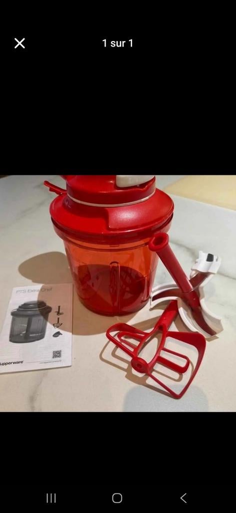 Extra chef de tupperware, Enlèvement ou Envoi, Comme neuf