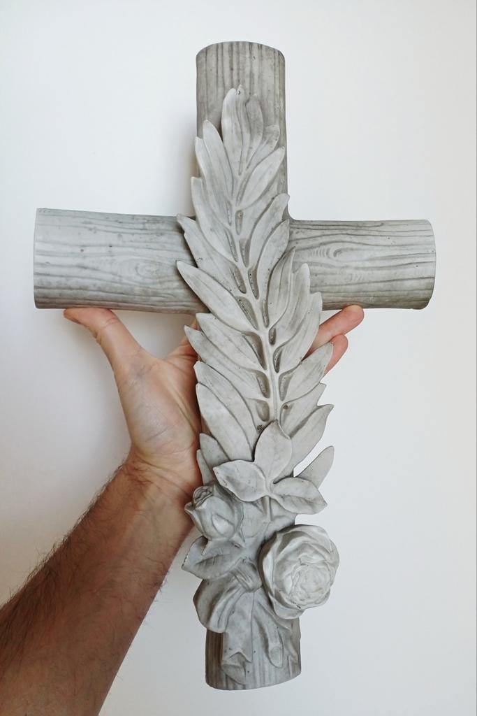 Groot antiek grafkruis, Ophalen of Verzenden