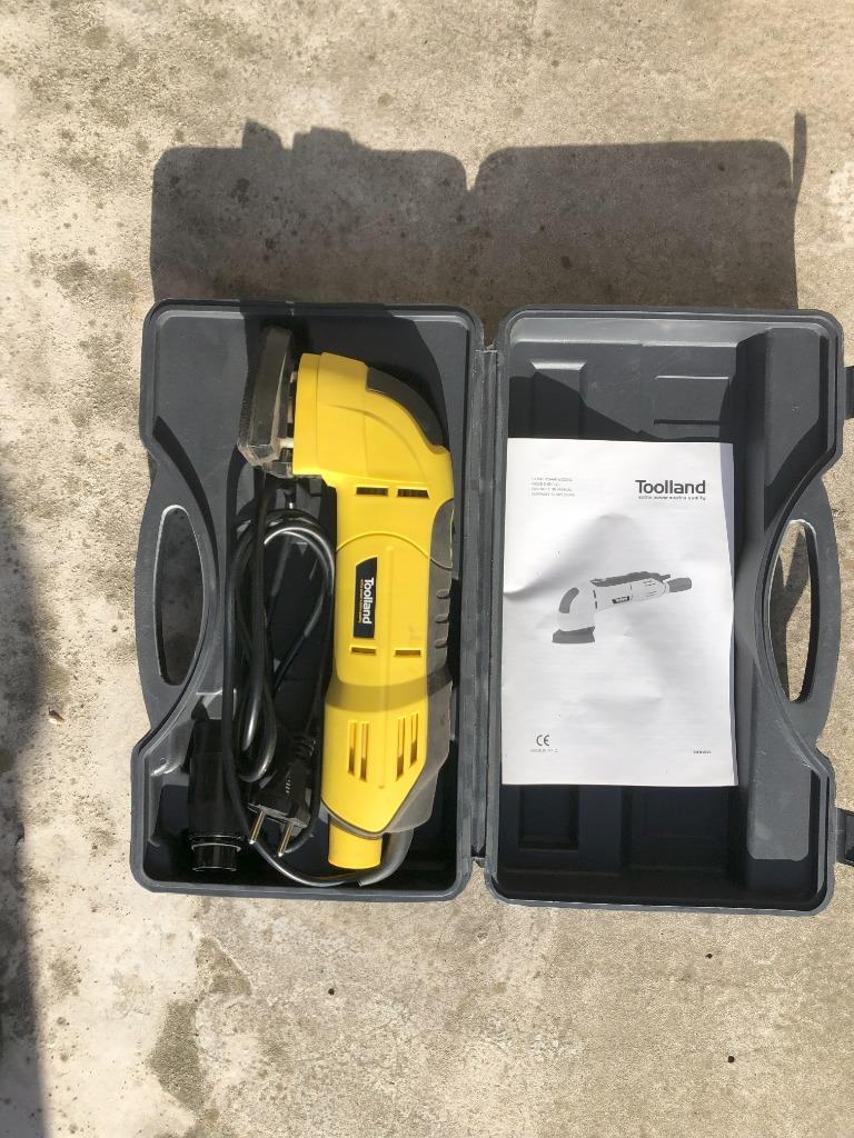 ponceuse d'angle Toolland - 280 W - Très bon état, Enlèvement ou Envoi, Comme neuf, Moins de 600 watts, Ponceuse orbitale