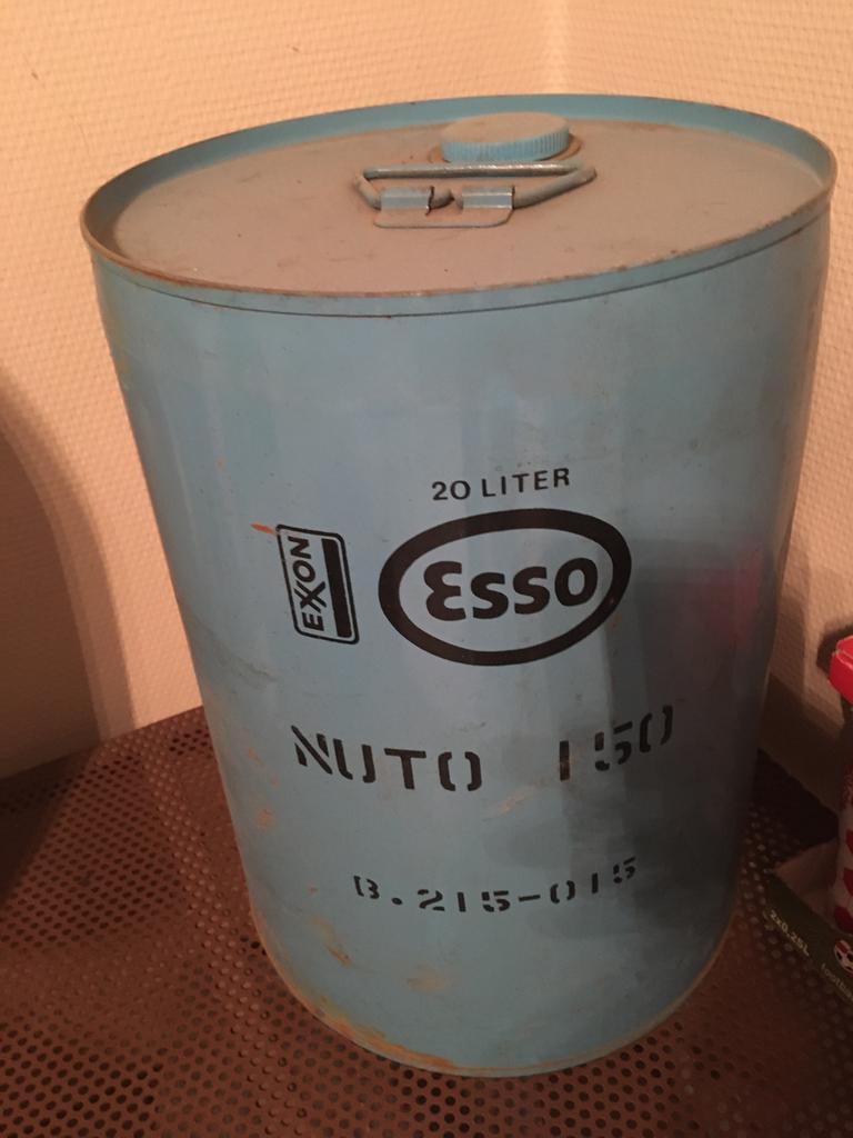 Oud vat Esso olie 20l, Verzamelen, Ophalen, Nieuw