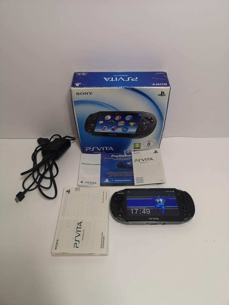 PS Vita OLED 128 Go (lire la description), Enlèvement ou Envoi, Comme neuf, Noir, Avec jeux
