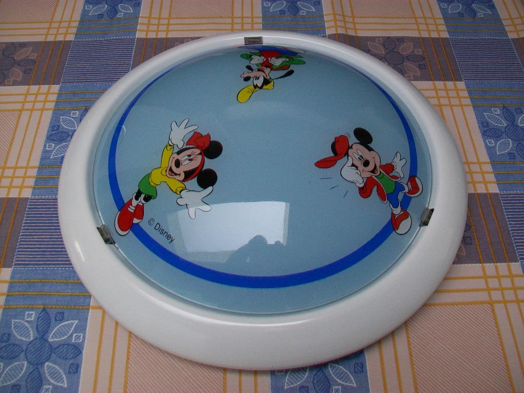 Mickey Mouse - Plafondlamp - Minnie Mouse - Goofy - Disney, Enlèvement ou Envoi, Utilisé, Lampe