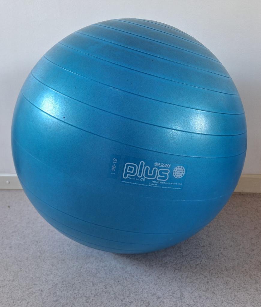 Zitbal Gymnic Plus 65 BRQ blauw, Enlèvement, Utilisé