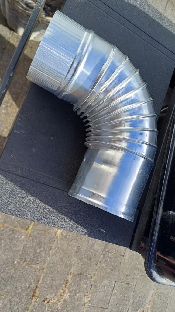 Coude en aluminium 90 mm neuf, Enlèvement ou Envoi, Neuf, Ventilateur et Extracteur