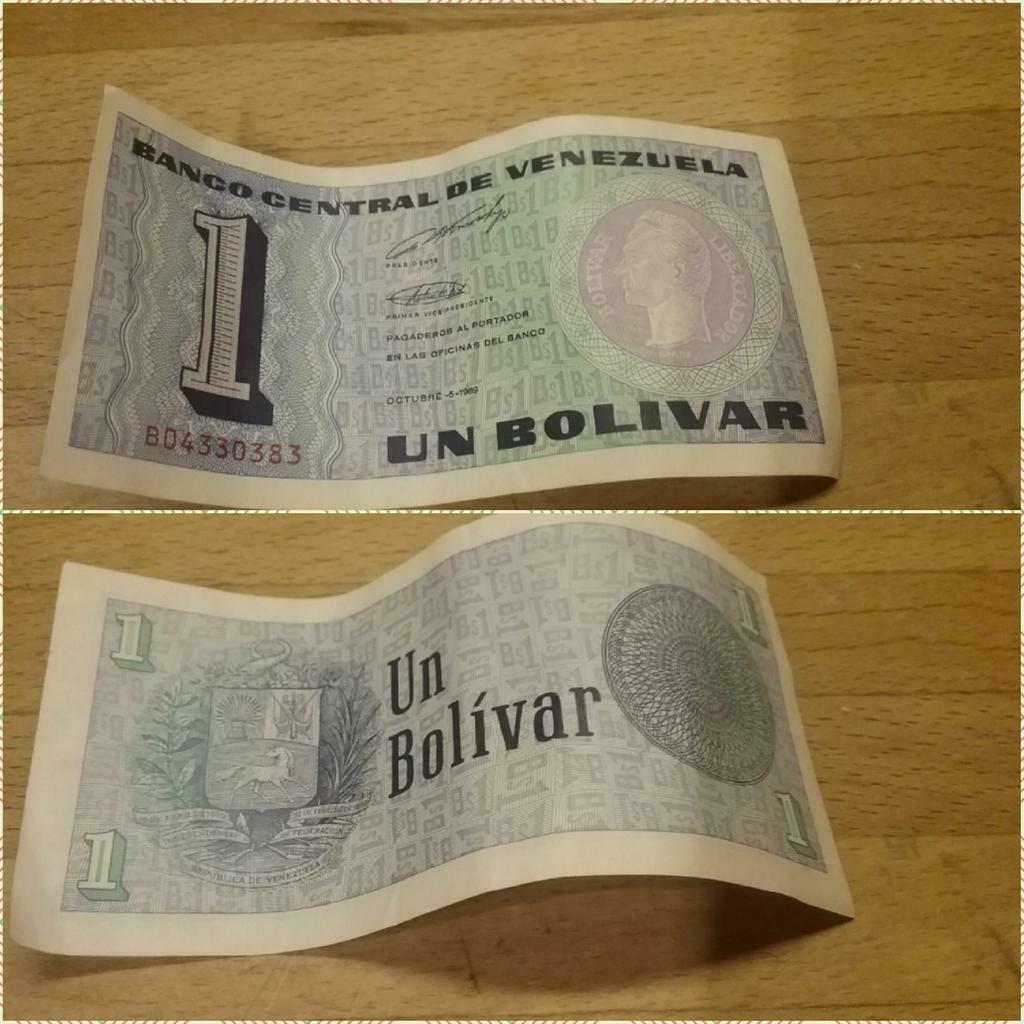 Un bolivar Venezuela, Enlèvement ou Envoi, Autres pays, Billets en vrac