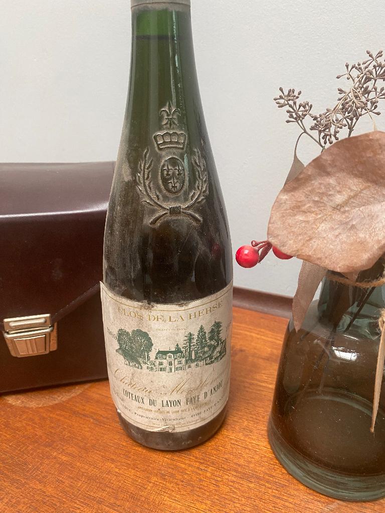 Bouteille vin blanc clos de la herse, Verzamelen, Wijnen, Ophalen, Gebruikt, Frankrijk, Witte wijn