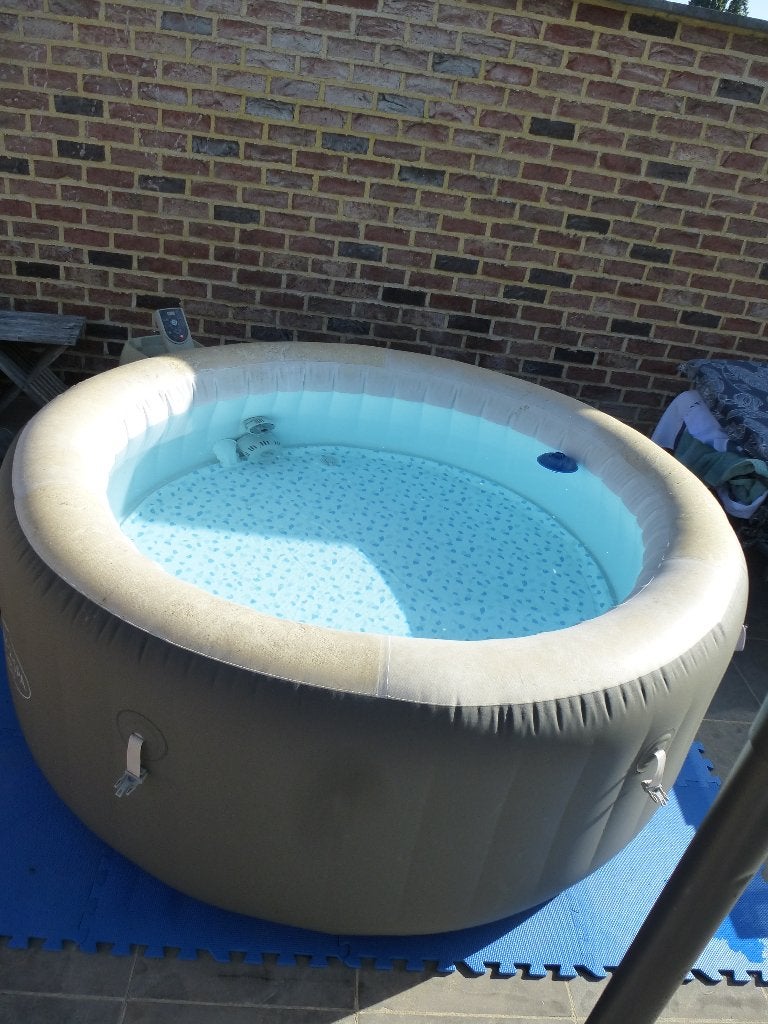 Jacuzzi sintex, Ophalen, Gebruikt, Filter, Opblaasbaar