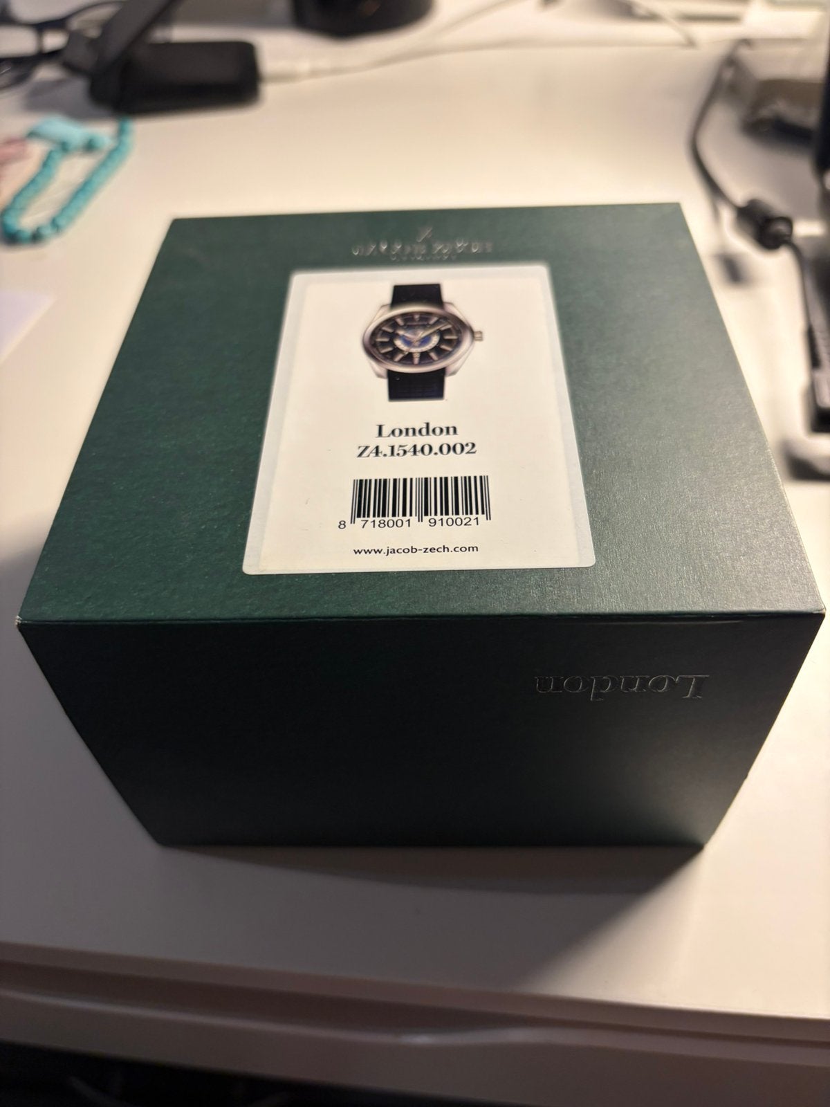 Nieuwe nooit gedragen JACOB ZECH horloge, Handtassen en Accessoires, Horloges | Heren, Overige merken, Staal, Polshorloge, Nieuw