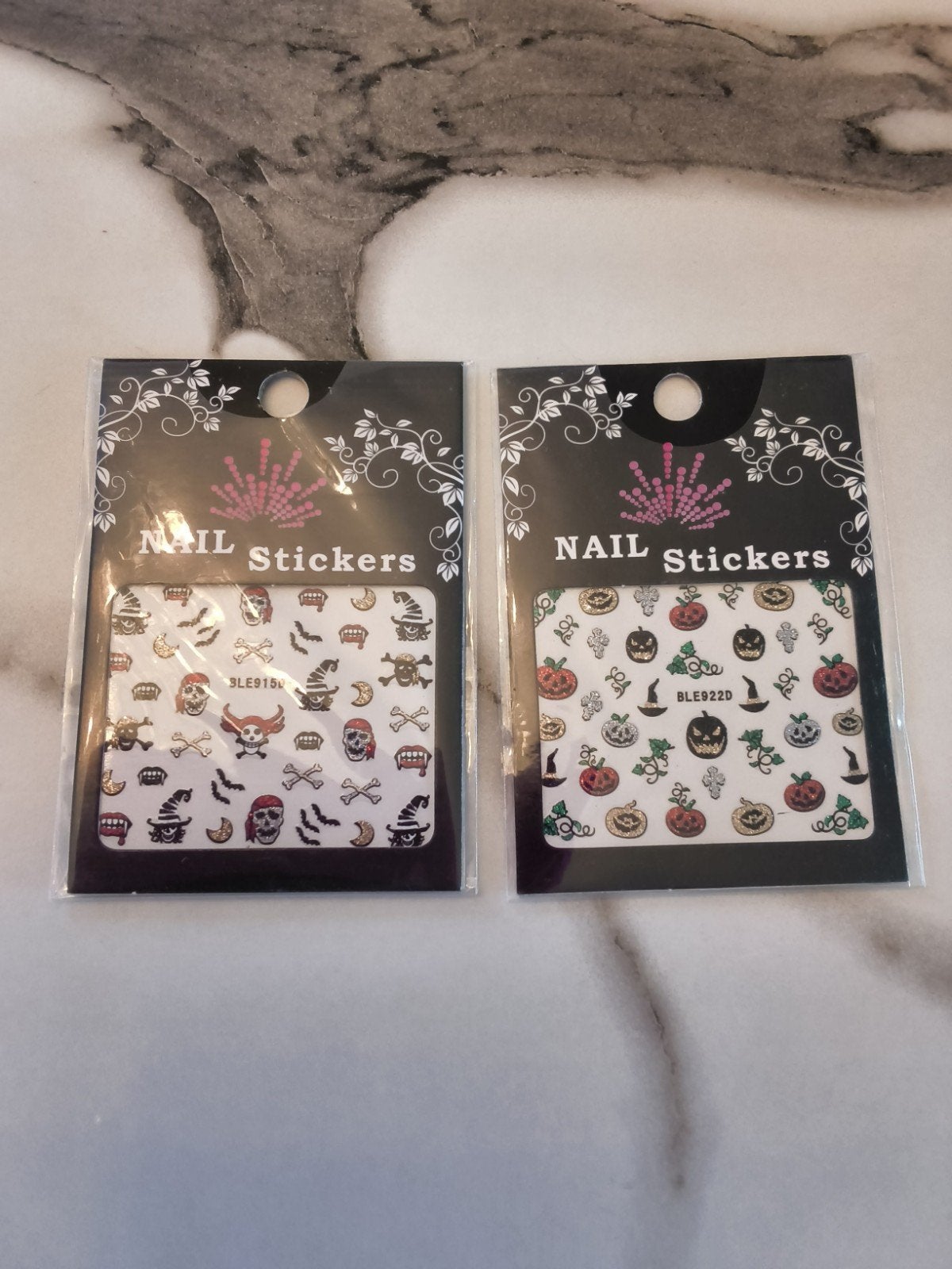 nagelstickers halloween 2 stuks, Handtassen en Accessoires, Ophalen