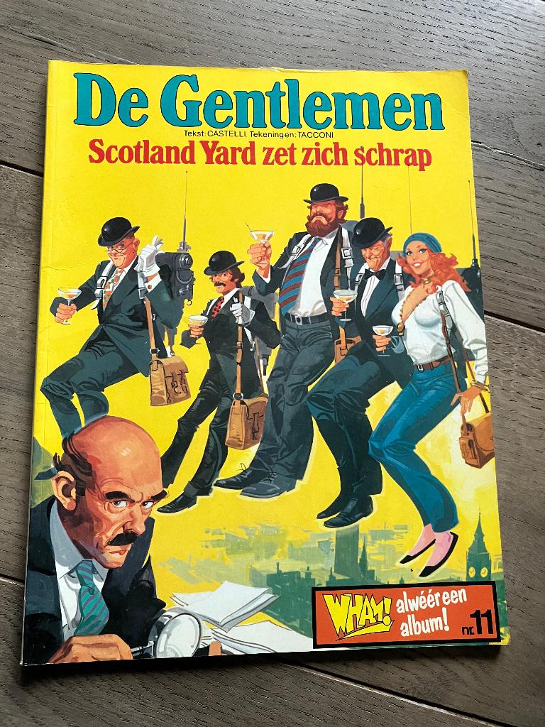 De Gentlemen - Scotland Yard zet zich schrap, Eén stripboek, Ophalen of Verzenden, Gelezen