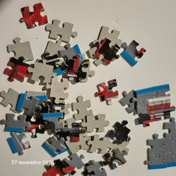 Mini puzzle, 54 pièces, formule 1 Ferrari, Collections, Envoi, Comme neuf, Voitures