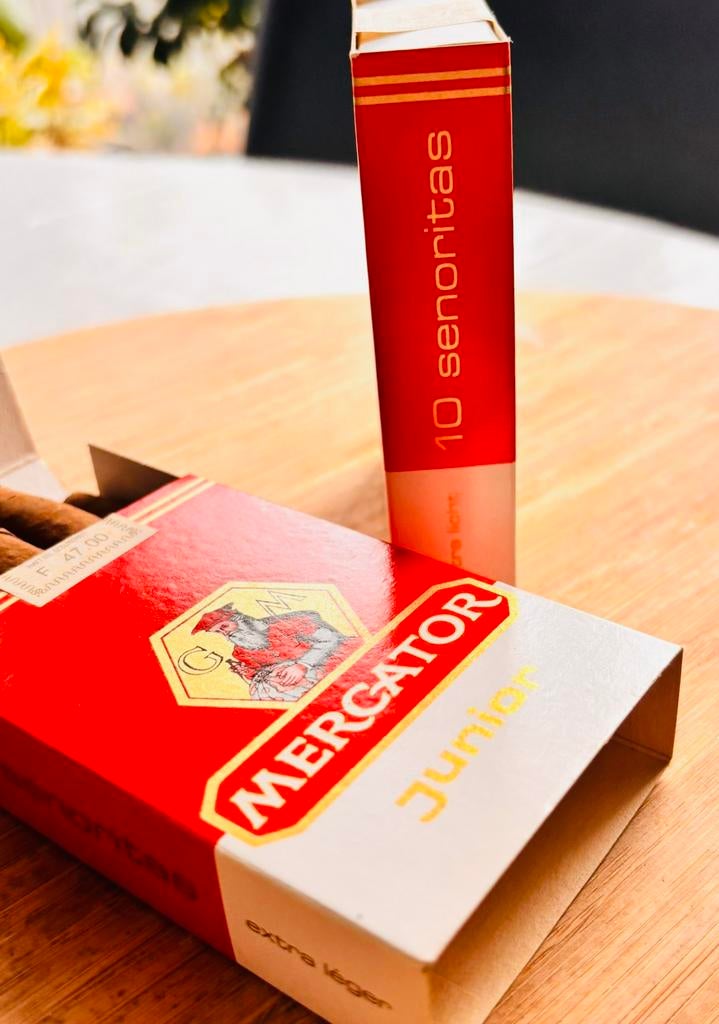 Mercator Junior Red sigaren, Ophalen of Verzenden, Zo goed als nieuw