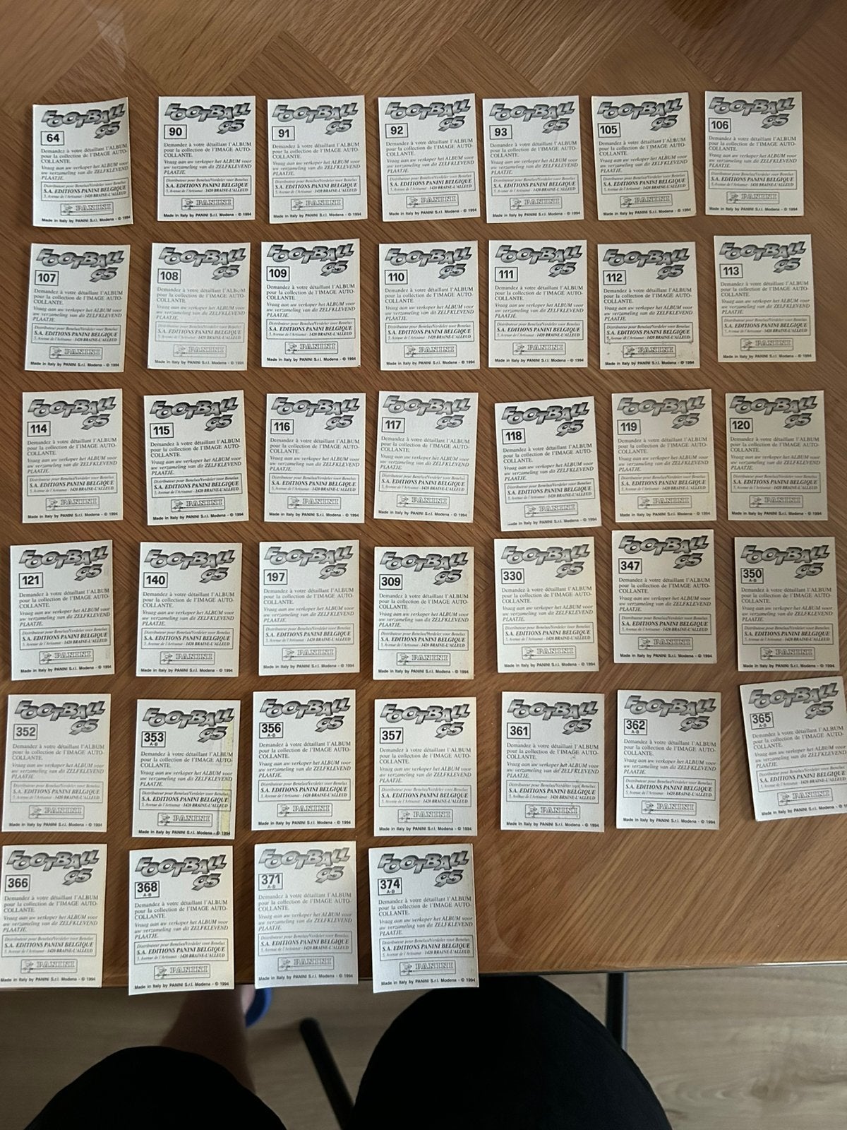 Panini Football 95, Collections, Enlèvement ou Envoi
