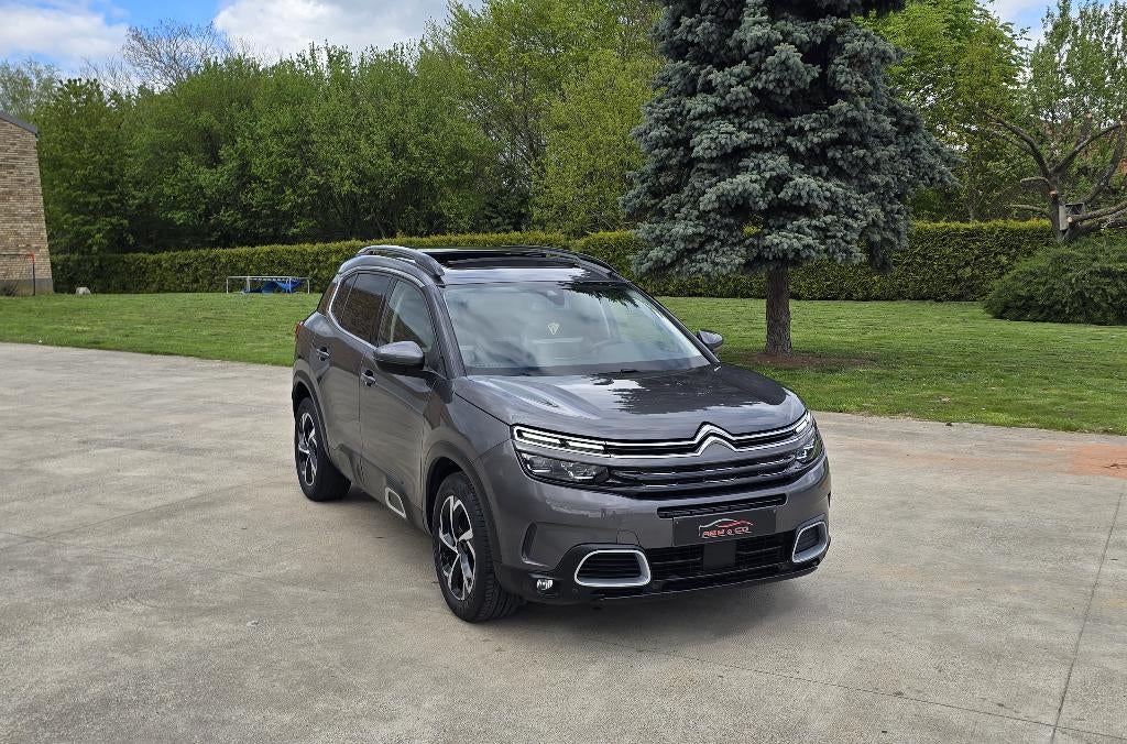 Citroen C5 Aircross 1.2i Ess. ** Carplay - Pano ** GAR 12M, Argent ou Gris, Achat, Euro 6, Entreprise