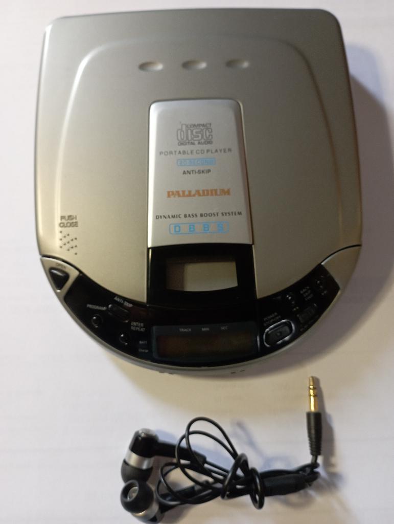 Cd Walkman portable Palladium DBBS + Anti Skip, Enlèvement, Discman