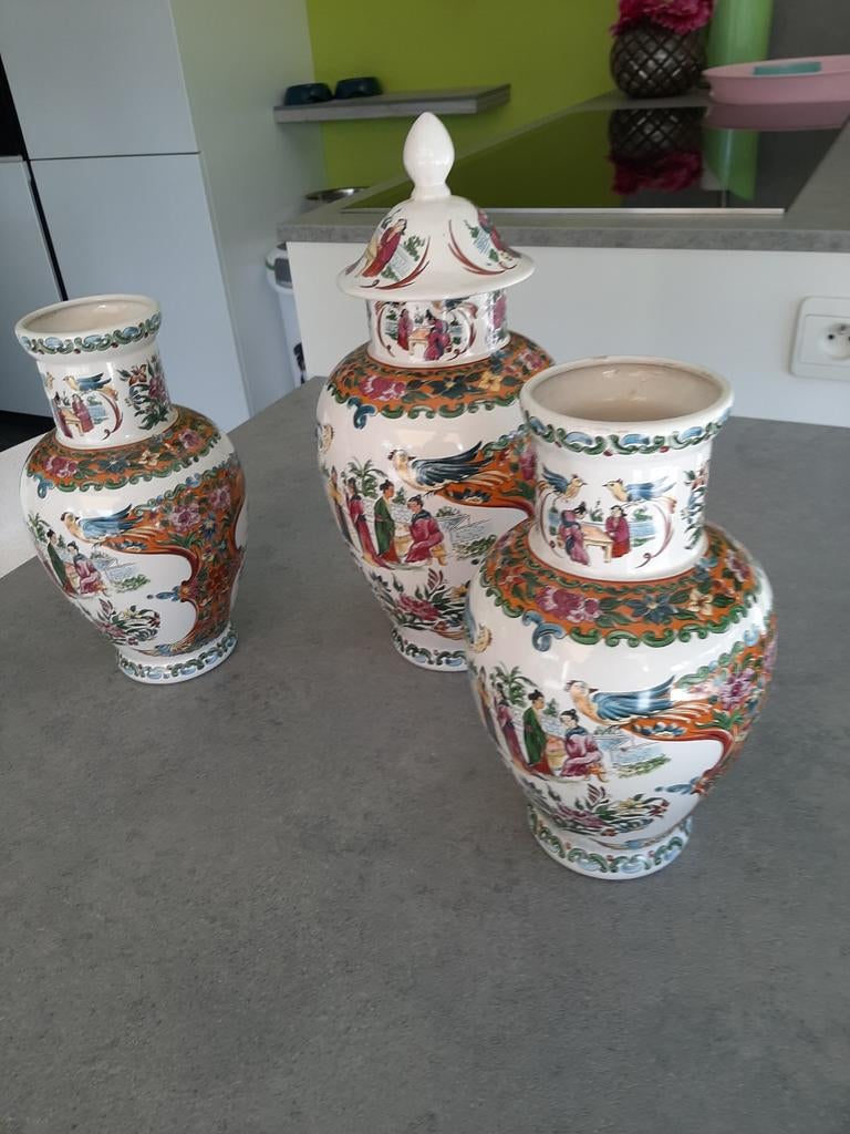 3 chinese vazen, Huis en Inrichting, Ophalen