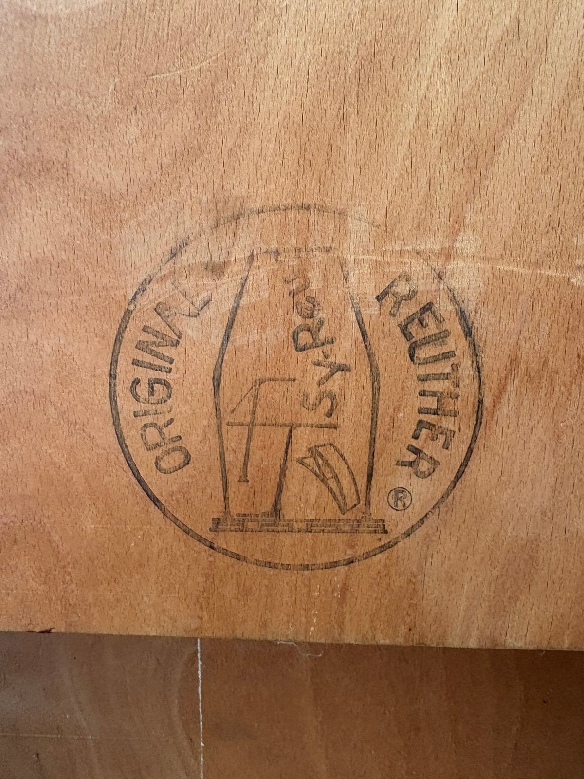 Tremplin de gymnastique vintage Original Reuther, Sport en Fitness, Turnen, Ophalen of Verzenden, Zo goed als nieuw, Oranje