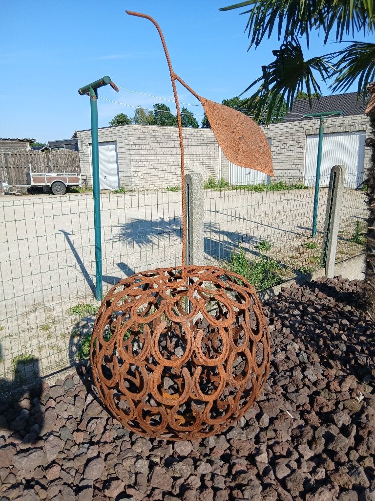 tuinbeeld & kunstwerken & sculpturen & appel & peer & fruit, Enlèvement, Neuf, Métal, Abstrait
