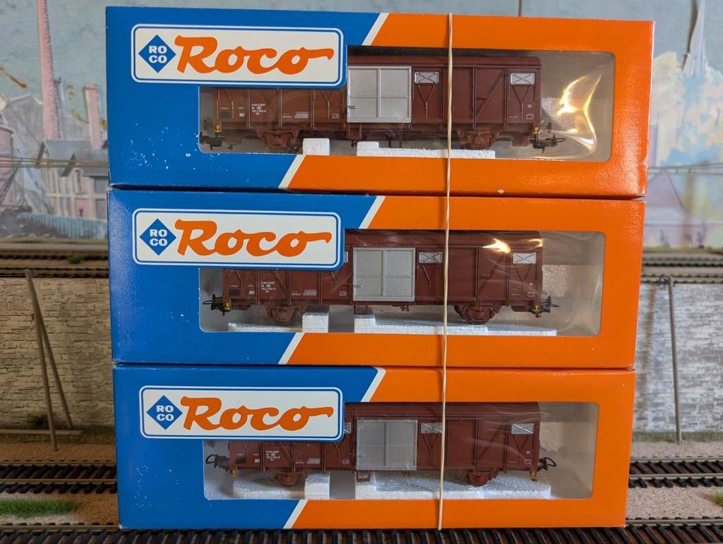 NMBS SNCB / Infrabel | 3x Roco 46416 | Set van 3x Gbs | DC, Hobby & Loisirs créatifs, Trains miniatures | HO, Analogique, Enlèvement ou Envoi