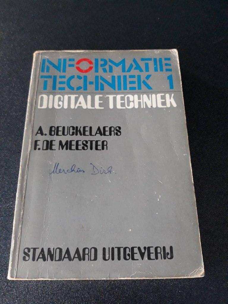 Informatietechniek 1, digitale techniek, Livres, Enlèvement, Utilisé, Autres sujets/thèmes