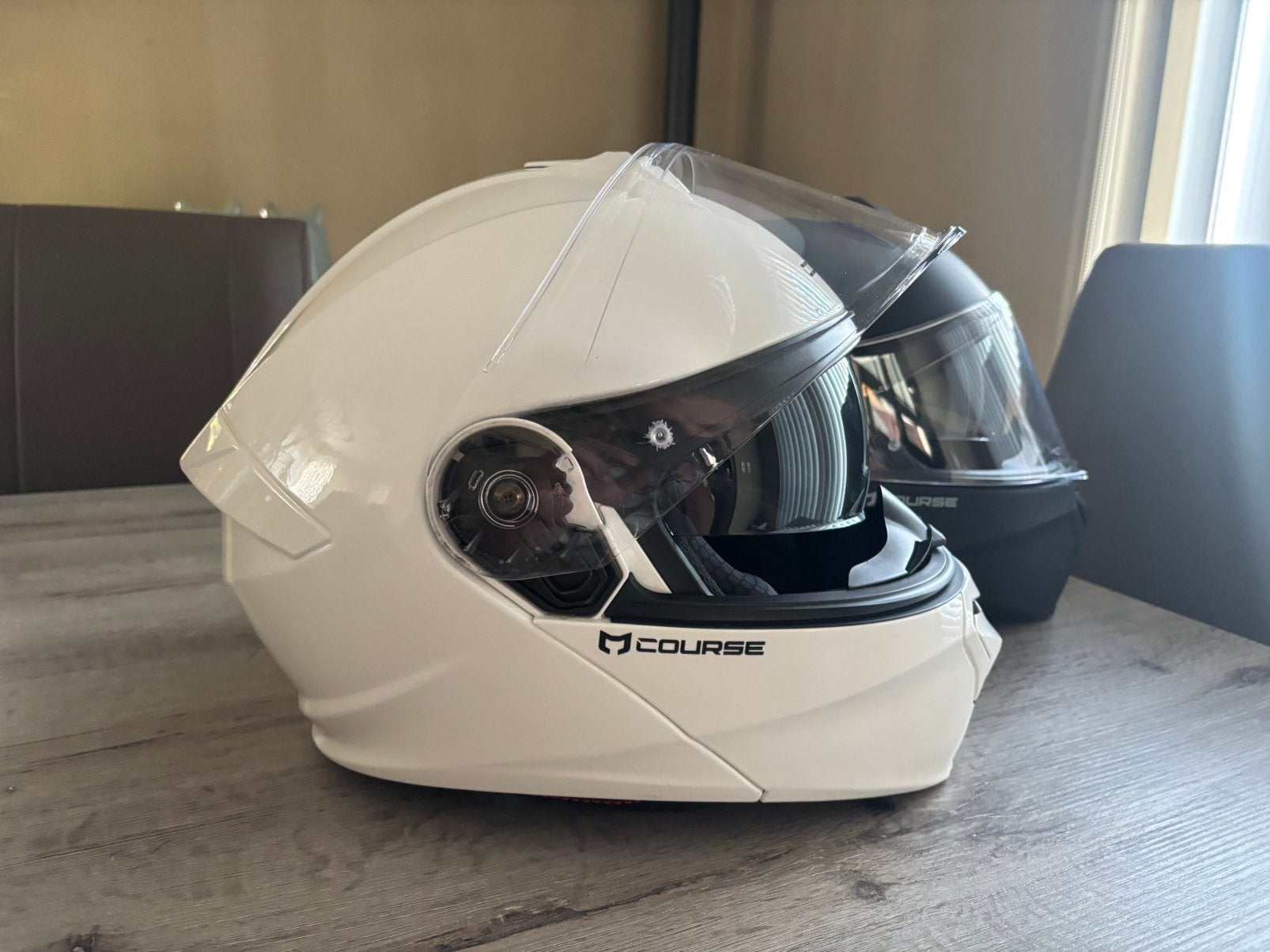 Motohelm, Motoren, Kleding | Motorhelmen, Overige merken, Systeemhelm, Ophalen of Verzenden, L