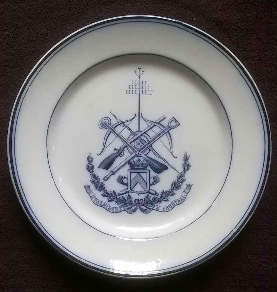Assiette Prix de tir Groeninghe Courtrai, Enlèvement ou Envoi