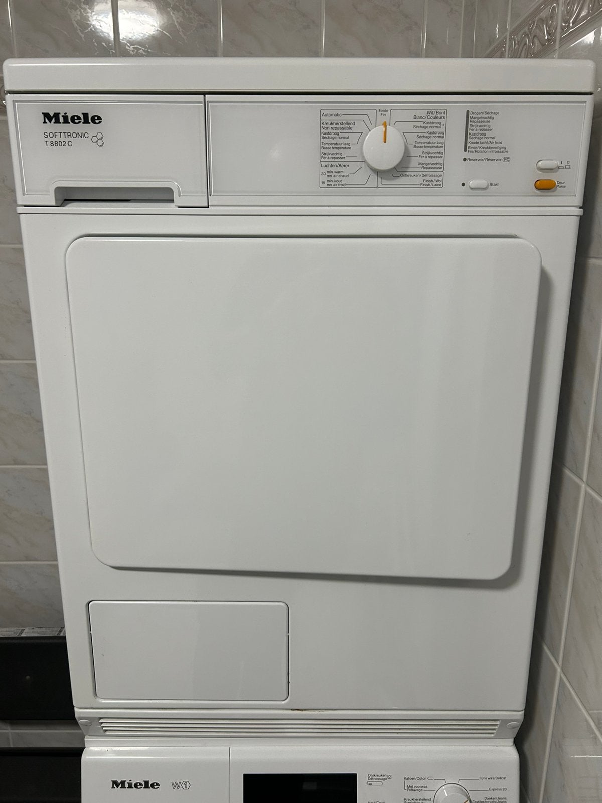 Miele droogkast met defect, Elektronische apparatuur, Ophalen, Gebruikt, Voorlader, Condens