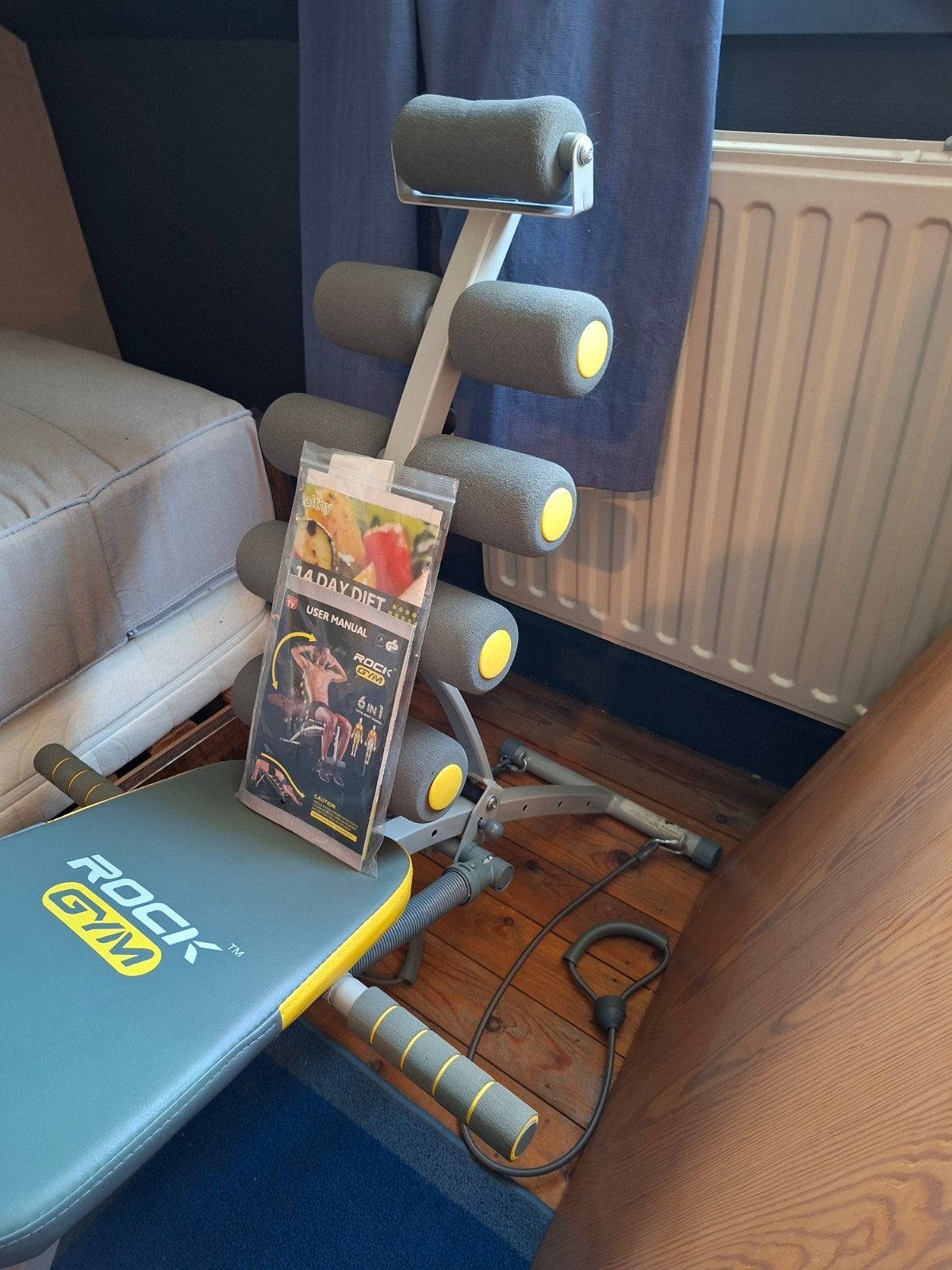 Banc de fitness à domicile 6 en 1 Rock Gym, Enlèvement, Comme neuf, Appareil
